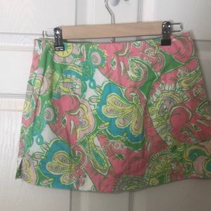 Lilly Pulitzer pastel skort size 00